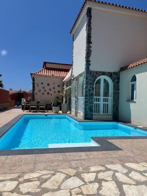 Casa Macken Con Piscina Climatizada Y Jacuzzi Villa San Bartolome Ruang foto