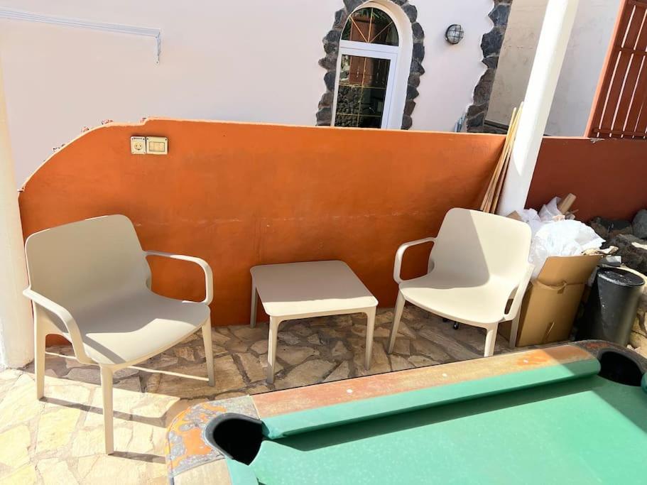 Casa Macken Con Piscina Climatizada Y Jacuzzi Villa San Bartolome Ruang foto